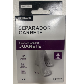 SEPARADOR CARRETE FARMALASTIC 2U TALLA UNICA