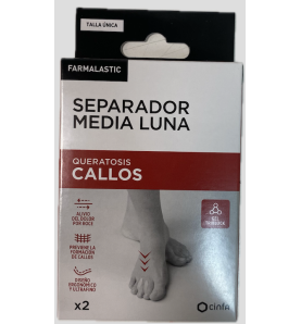 SEPARADOR MEDIA LUNA CALLOS FARMALASTIC 2 UDS