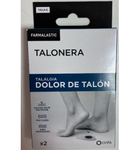 TALONERA DOLOR TALON FARMALASTIC 2U TALLA GRANDE