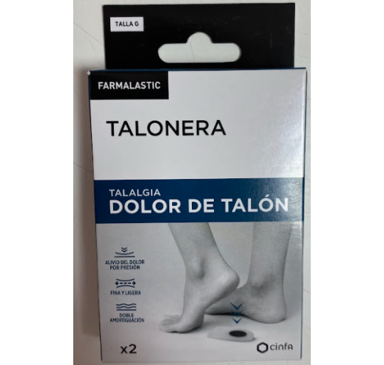 TALONERA DOLOR TALON FARMALASTIC 2U TALLA GRANDE