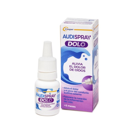 AUDISPRAY DOLO GOTAS OTICAS 1 ENVASE 7 G