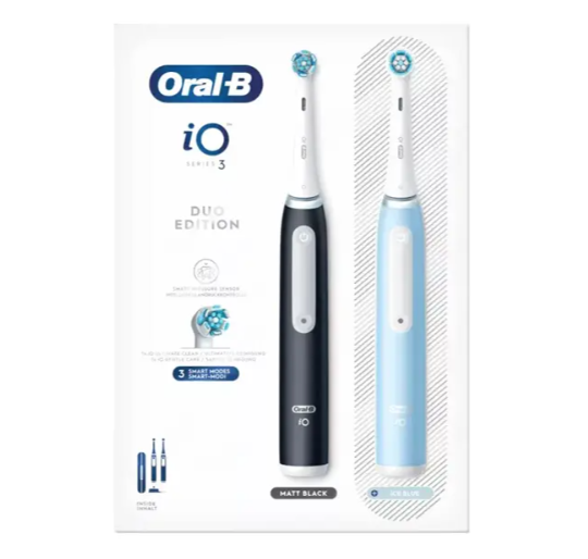 CEPILLO DENTAL ELECTRICO ORAL-B IO3 DUO MATT ICE