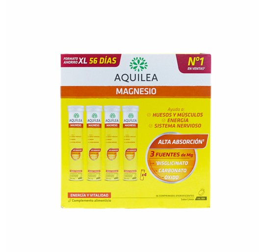 AQUILEA MAGNESIO 375 MG 56 COMPRIMIDOS EFERVESCE