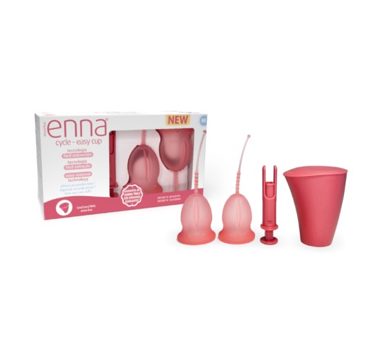 COPA MENSTRUAL ENNA CYCLE EASY KIT 2UD TALLA S