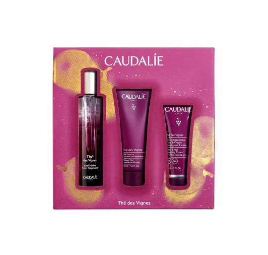 CAUDALIE COFRE EAU THE DES VIGNES + GEL + MANOS