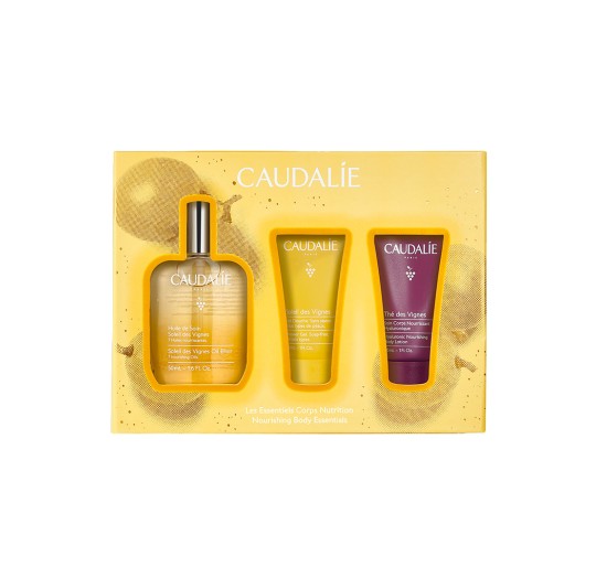 CAUDALIE COFRE HUILE SOLEIL + GEL + LOCION