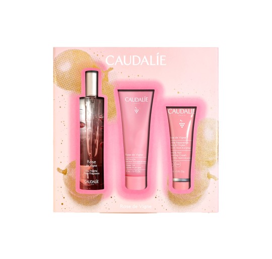 CAUDALIE EAU ROSE DE VIGNE + GEL + MANOS