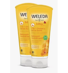 WELEDA DUPLO GEL CHAMPU CALENDULA 2 X 200 ML