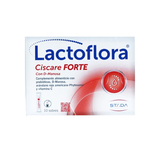 LACTOFLORA CISCARE FORTE 10 SOBRES SABOR LIMON
