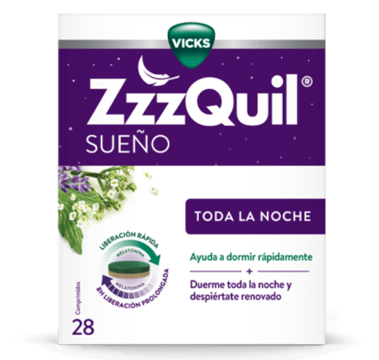 ZZZQUIL SUEÑO TODA LA NOCHE 28 COMPRIMIDOS