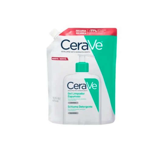 CERAVE LIMPIADOR ESPUMOSO RECARGA 473 ML