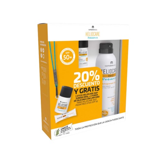 HELIOCARE PACK PEDIATRICO STICK + SPRAY TRANSPAR