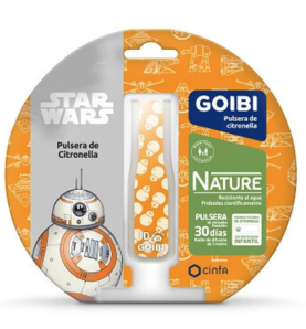 GOIBI PULSERA DE CITRONELLA NATURE STAR WARS