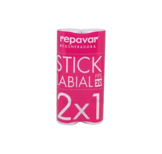 REPAVAR REGENERADORA STICK SPF 20 HIDRA PACK 2UN