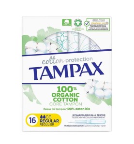 TAMPAX ORGANIC COTTON REGULAR (AMARILLO) 16 UDS