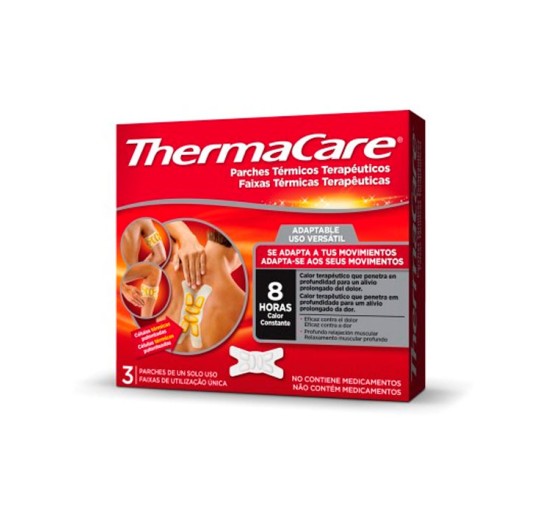 THERMACARE PARCHES TERMICOS ADAPTABLES 3 PARCHES