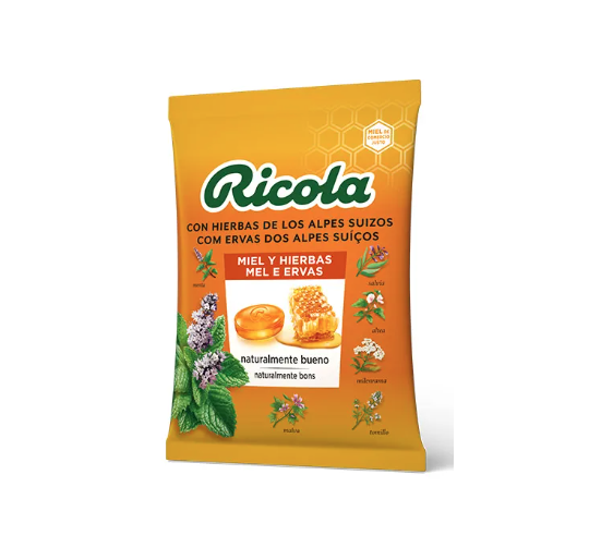 RICOLA CARAMELOS MIEL/HIER.70G