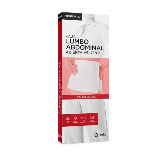 FARMALASTIC FAJA LUMBOABDOMINAL ALGOD PEQ BLANCA