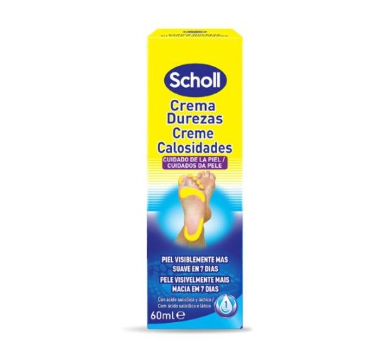 SCHOLL CREMA DUREZAS 1 ENVASE 60 ML