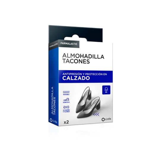 ALMOHADILLA TACONES DOBLE FARMALASTIC  T.UNICA