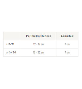 MUÑEQUERA FARMALASTIC INNOVA VELCRO BLANCA T-PEQ