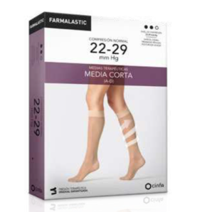 MEDIA CORTACOMP NORMAL F.LASTIC NEGRA T/RP 1UNID