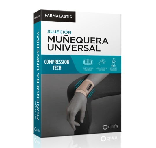 MUÑEQUERA FARMALAST INNOVA VELCRO BEIGE T.PEQ/ME