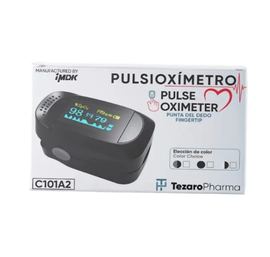 PULSIOXIMETRO DEDO TEZARO PHARMA