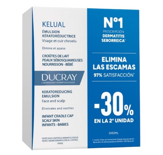 DUCRAY KELUAL EMULSION DUPLO 2 X 50 ML