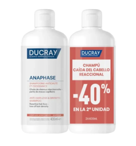 DUCRAY DUPLO CHAMPU ANAPHASE REACCIONAL 2X400 ML