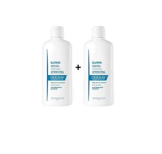 DUCRAY DUPLO CHAMPU ELUTION  2 X 400 ML
