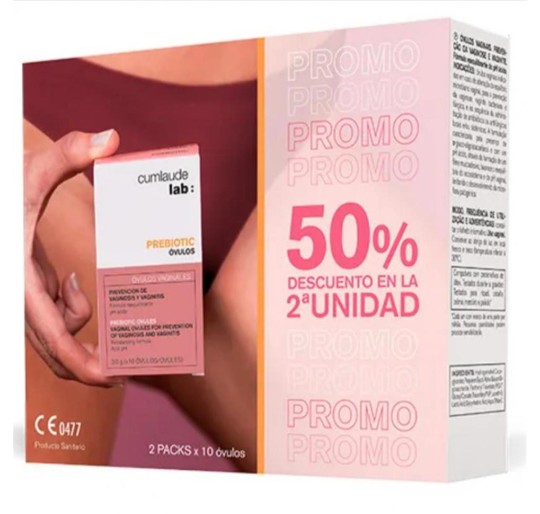CUMLAUDE DUPLO PREBIOTIC OVULOS