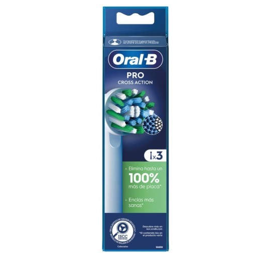 CEPILLO ELECTRICO 3 RECAMBIO ORAL B CROSS A
