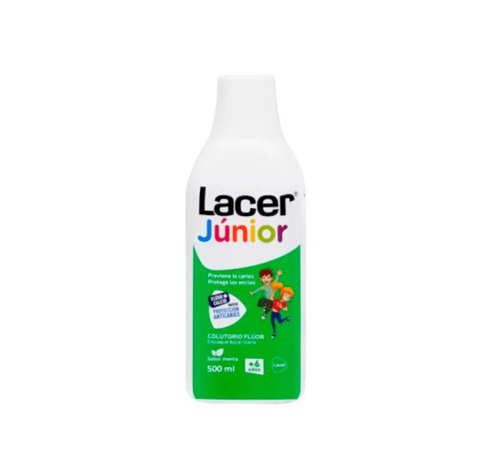 LACER JUNIOR COLUTORIO DIARIO 0,05 % MENT 500 ML