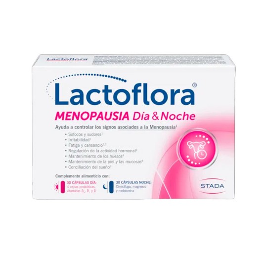 LACTOFLORA MENOPAUSIA DIA & NOCHE 30 CAPSULAS DI