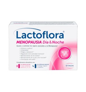 LACTOFLORA MENOPAUSIA DIA & NOCHE 30 CAPSULAS DI
