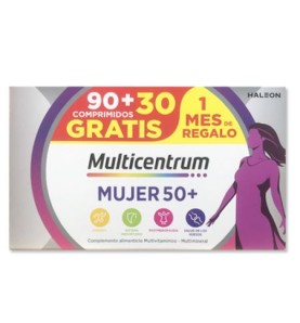 MULTICENTRUM MUJER 50+ 90 COMPRIMIDOS + 30 COMPR