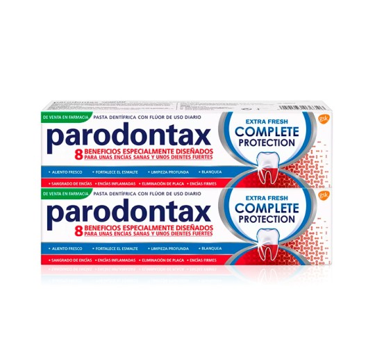PARODONTAX COMPLETE PROTEC EXTRA FRESH 2X75ML