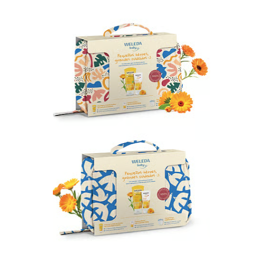 WELEDA NECESER INFANTIL GEL CHAMPU + CREMA PAÑAL