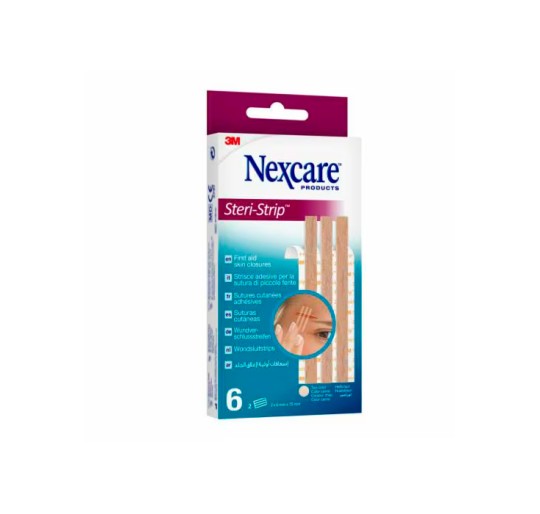 3M NEXCARE STERI STRIP TAN COLOR SUTURA CUTANEA