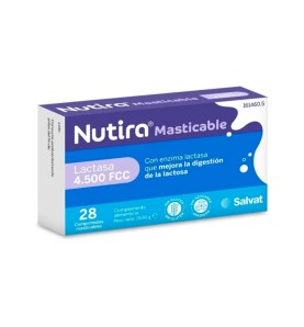 NUTIRA LACTASA 4500 FCC 28 COMPRIMIDOS MASTICABL