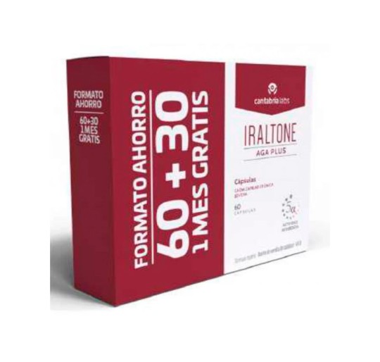 IRALTONE AGA PLUS 90 CAPSULAS (60+30)