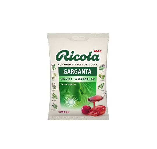 RICOLA MAX CARAMELOS 1 BOLSA 68 G SABOR CEREZA