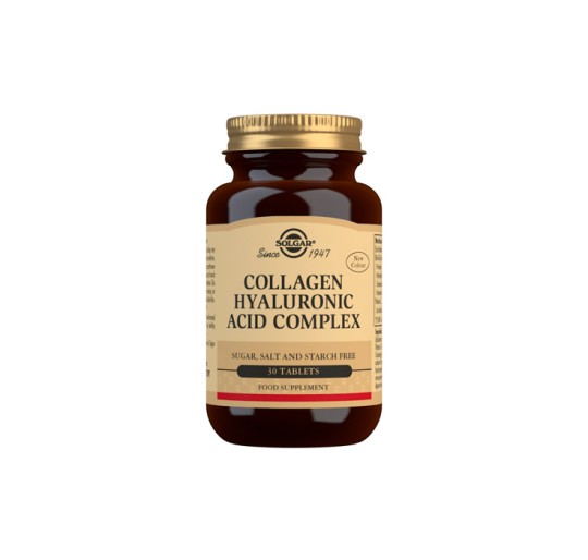 SOLGAR COLLAGEN HYALURONIC ACID 30CAPS