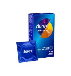 DUREX NATURAL XL PRESERVATIVOS 12 UNIDADES