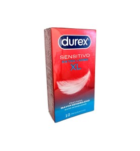 DUREX SENSITIVO XL PRESERVATIVOS 10 U