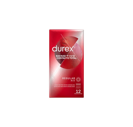 DUREX SENSITIVO CONTACTO TOTAL PRESERVATIVOS 12U