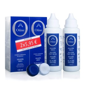OÛNE SOLUCION UNICA LENTES DE CONTACTO 2X100ML