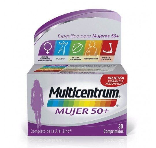 MULTICENTRUM MUJER 50+ 30 COM