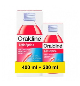 ORALDINE ANTISEPTICO PACK 400 ML +200 ML